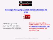 Non-Alcoholic, Alcoholic & Dairy Beverage Packaging Market