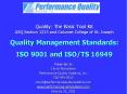 Quality: The Basic Tool Kit ASQ Section 1213 and Calumet College of St. Joseph PowerPoint PPT Presentation