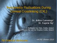 Pachymetry Fluctuations During Corneal Crosslinking (CXL)
