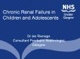Chronic Renal Failure in Children and Adolescents PowerPoint PPT Presentation