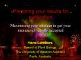 Preparing your results for publication PowerPoint PPT Presentation