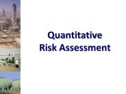 Quantitative Risk Assessment