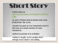 Short Story PowerPoint PPT Presentation