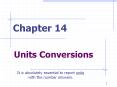 Units Conversions PowerPoint PPT Presentation