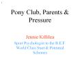 Pony Club, Parents PowerPoint PPT Presentation