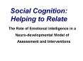 Social Cognition: Helping to Relate PowerPoint PPT Presentation