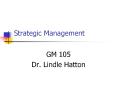 Strategic Management PowerPoint PPT Presentation
