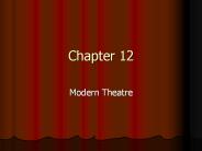 Modern Theatre