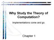 Why Study the Theory of Computation?