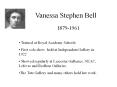 Vanessa Stephen Bell PowerPoint PPT Presentation