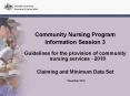 Community Nursing Program PowerPoint PPT Presentation