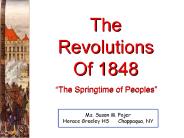 The Revolutions of 1848