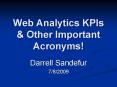 Web Analytics KPIs PowerPoint PPT Presentation