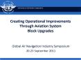 Creating Operational Improvements Through Aviation System Block Upgrades PowerPoint PPT Presentation