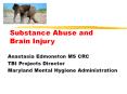 Substance Abuse and Brain Injury PowerPoint PPT Presentation