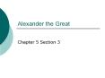 Alexander the Great PowerPoint PPT Presentation