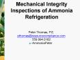 Mechanical Integrity Inspections of Ammonia Refrigeration PowerPoint PPT Presentation