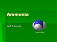 Ammonia PowerPoint PPT Presentation