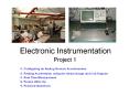 Electronic Instrumentation PowerPoint PPT Presentation