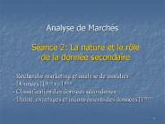 Analyse de March
