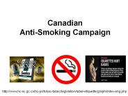 Canadian Anti-Smoking Campaign