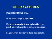 SULFONAMIDES
