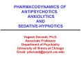 PHARMACODYNAMICS OF PowerPoint PPT Presentation