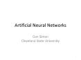 Artificial Neural Networks PowerPoint PPT Presentation