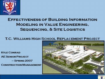Effectiveness of Building Information Modeling in Value Engineering, Sequencing,