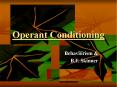 Operant Conditioning PowerPoint PPT Presentation