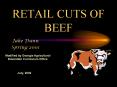 RETAIL CUTS OF BEEF PowerPoint PPT Presentation