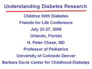 Modern Insulin Therapy