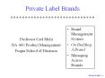 Private Label Brands PowerPoint PPT Presentation