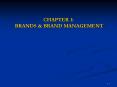 CHAPTER 1: BRANDS PowerPoint PPT Presentation
