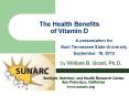 The Health Benefits of Vitamin D PowerPoint PPT Presentation