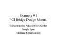 Example 9.1 PCI Bridge Design Manual PowerPoint PPT Presentation