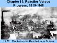 Chapter 11: Reaction Versus Progress, 1815-1848 PowerPoint PPT Presentation