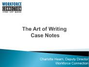 The Art of Writing Case Notes