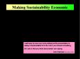 Making Sustainability Economic PowerPoint PPT Presentation