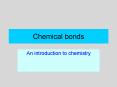 Chemical bonds PowerPoint PPT Presentation