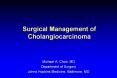 Surgical Management of Cholangiocarcinoma PowerPoint PPT Presentation