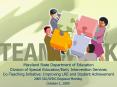 Maryland State Department of Education Division of Special Education/Early Intervention Services Co-Teaching Initiative: Improving LRE and Student Achievement PowerPoint PPT Presentation