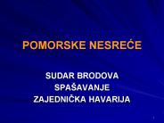 POMORSKE NESRECE