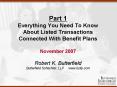 Part 1 Everything You Need To Know About Listed Transactions Connected With Benefit Plans  PowerPoint PPT Presentation