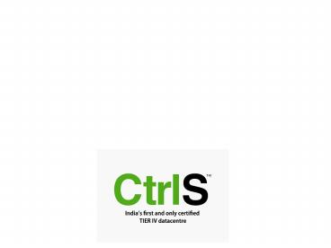 CtrlS Data Center India for web Hosting Services