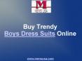 Buy Trendy Boys Dress Suits Online