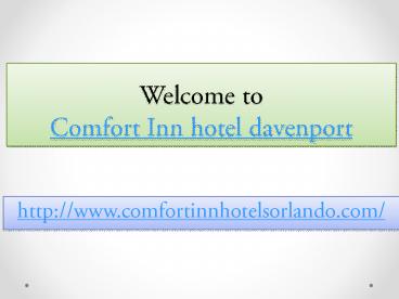 comfort inn and suites hotel kissimmee