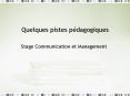 Quelques pistes p PowerPoint PPT Presentation