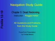 Chapter 5: Dead Reckoning