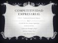 COMPETITIVIDAD EMPRESARIAL PowerPoint PPT Presentation